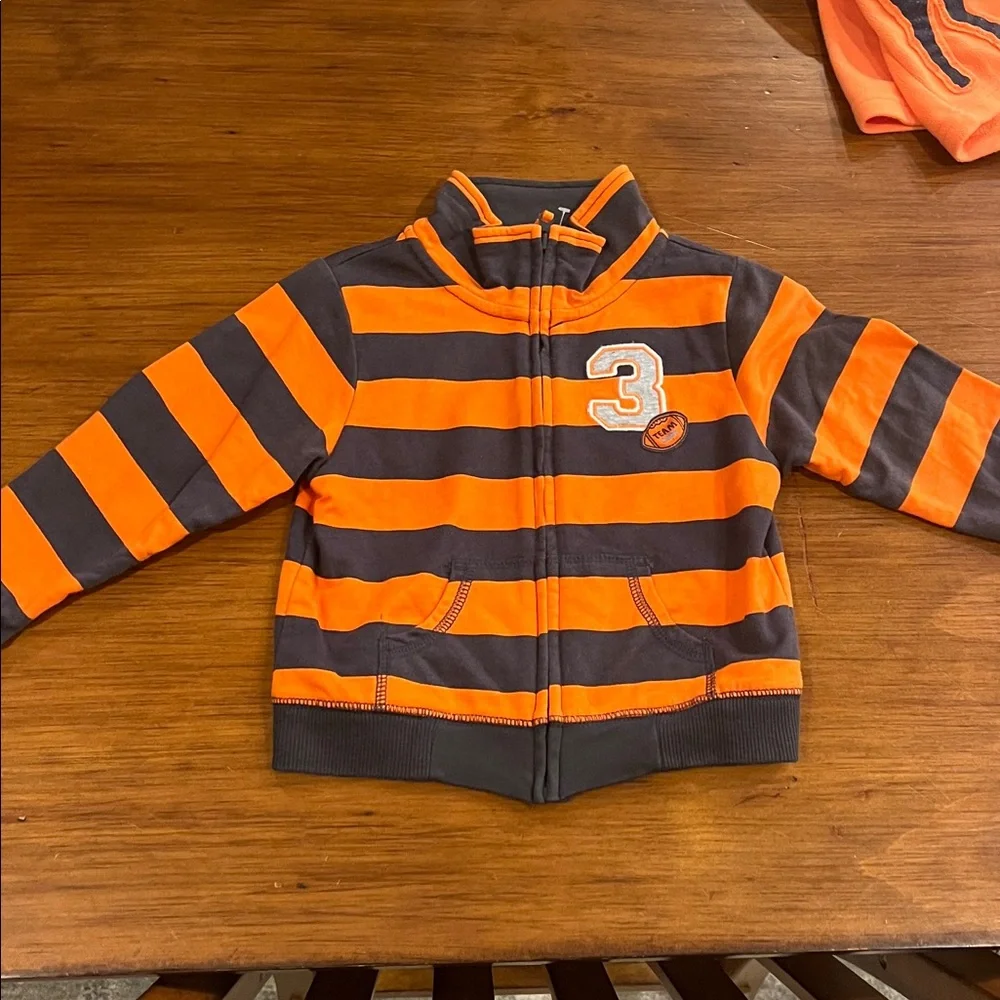 Carters Tough Guy Team Capt. Football Jacket Shirt Lot 3 Pieces Boys 2T 24 Month